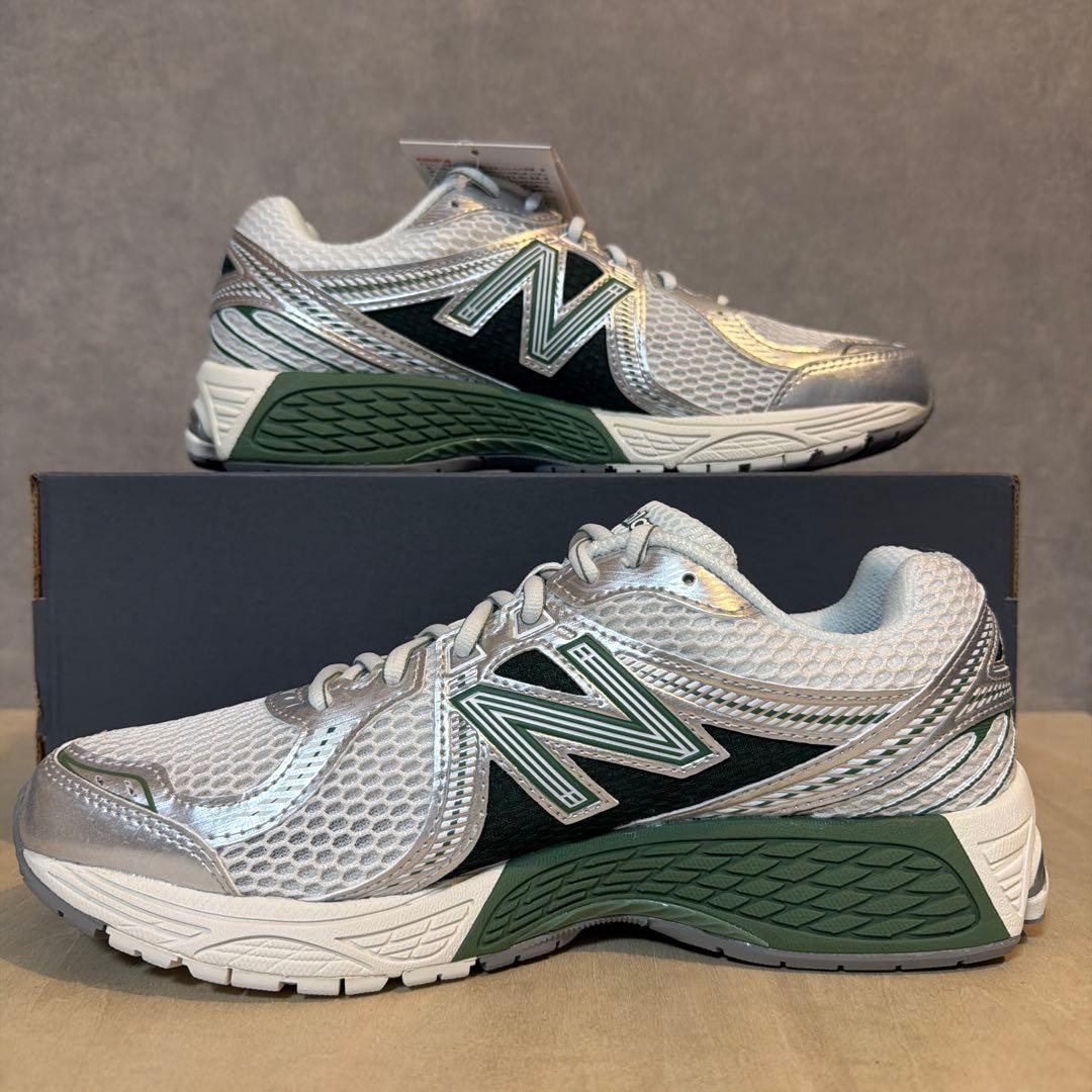 ニューバランス 新品 ML860GP2 シルバー グリーン 26cm sanalcasusu.com