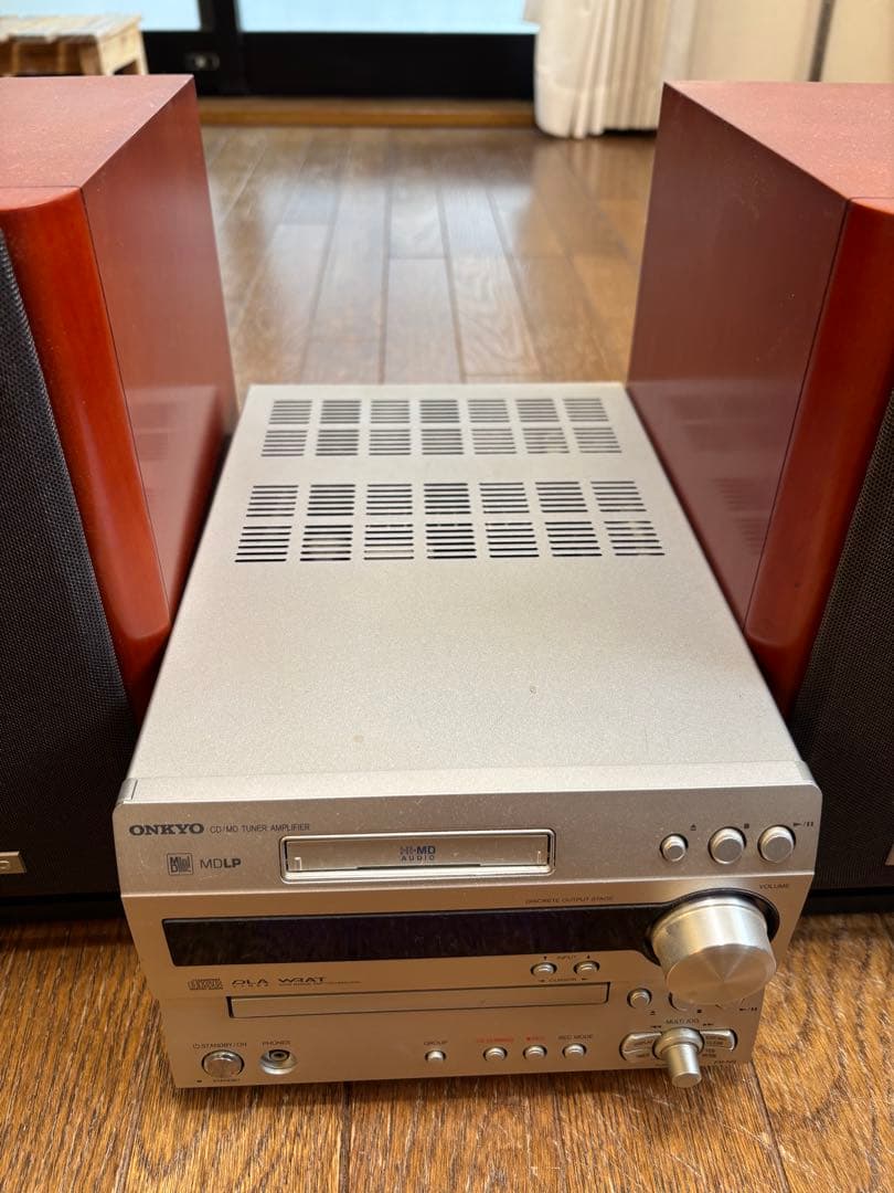 ジャンク品】ONKYO CD MDオーディオ ミニコンポ - メルカリ