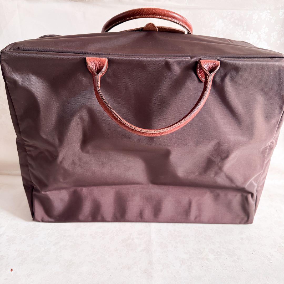 レア✨ロンシャン トラベルバッグ トランク ボックス ブラウン