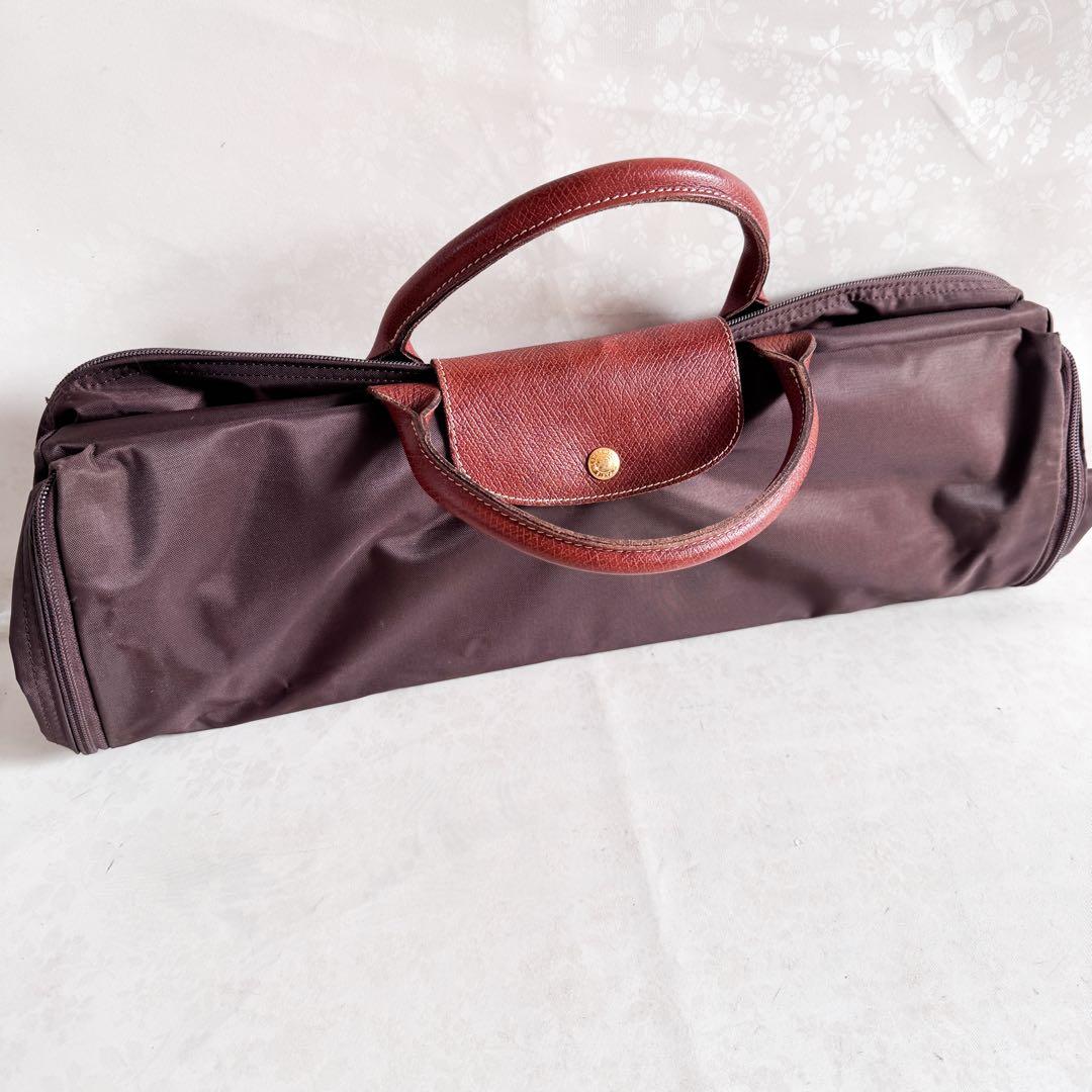 レア✨ロンシャン トラベルバッグ トランク ボックス ブラウン