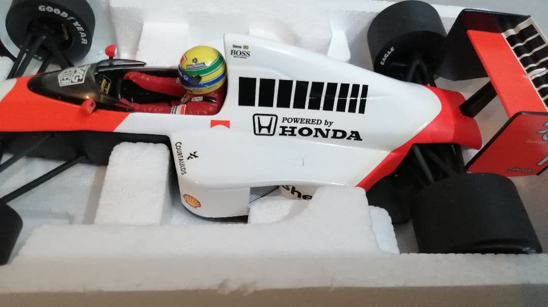 MINICHAMPS アイルトンセナ マクラーレン ホンダMP4/5 1989 - メルカリ
