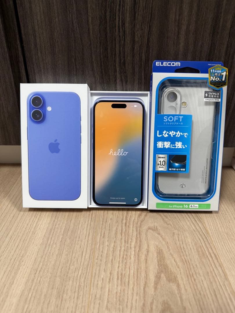 iPhone 16 128GB ウルトラマリン　ケース付き Amazon.co.jp: JETech iPhone 16 6.1インチ用 マグネット ケース