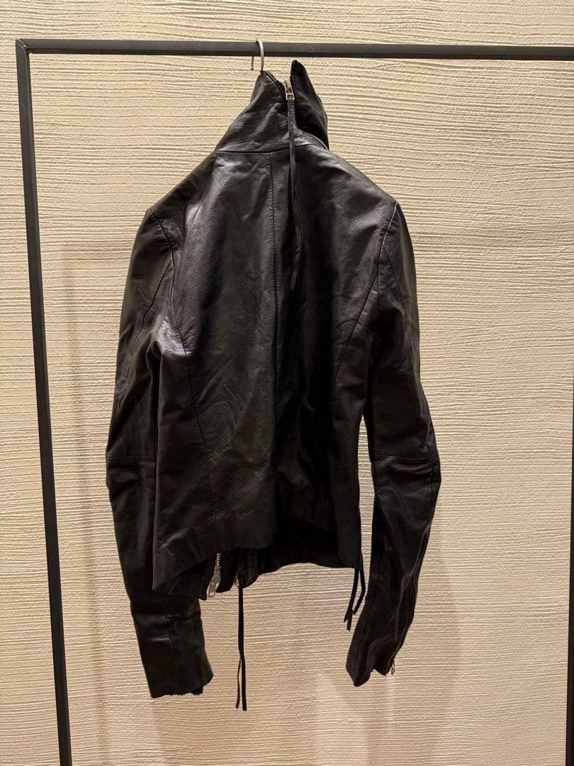 00s archive ekam leather gimmick jacket - メルカリ