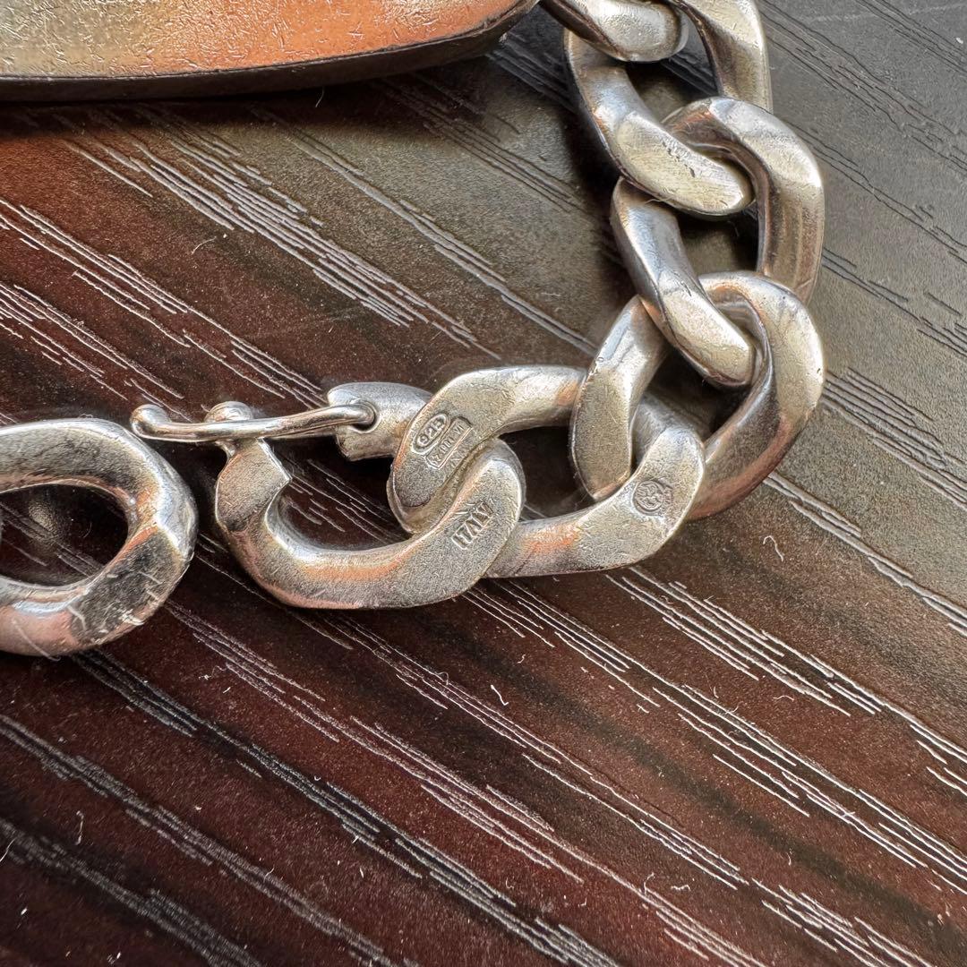 銘品】マルジェラ/IDブレスレット/シルバー/Sサイズ/S925 - メルカリ