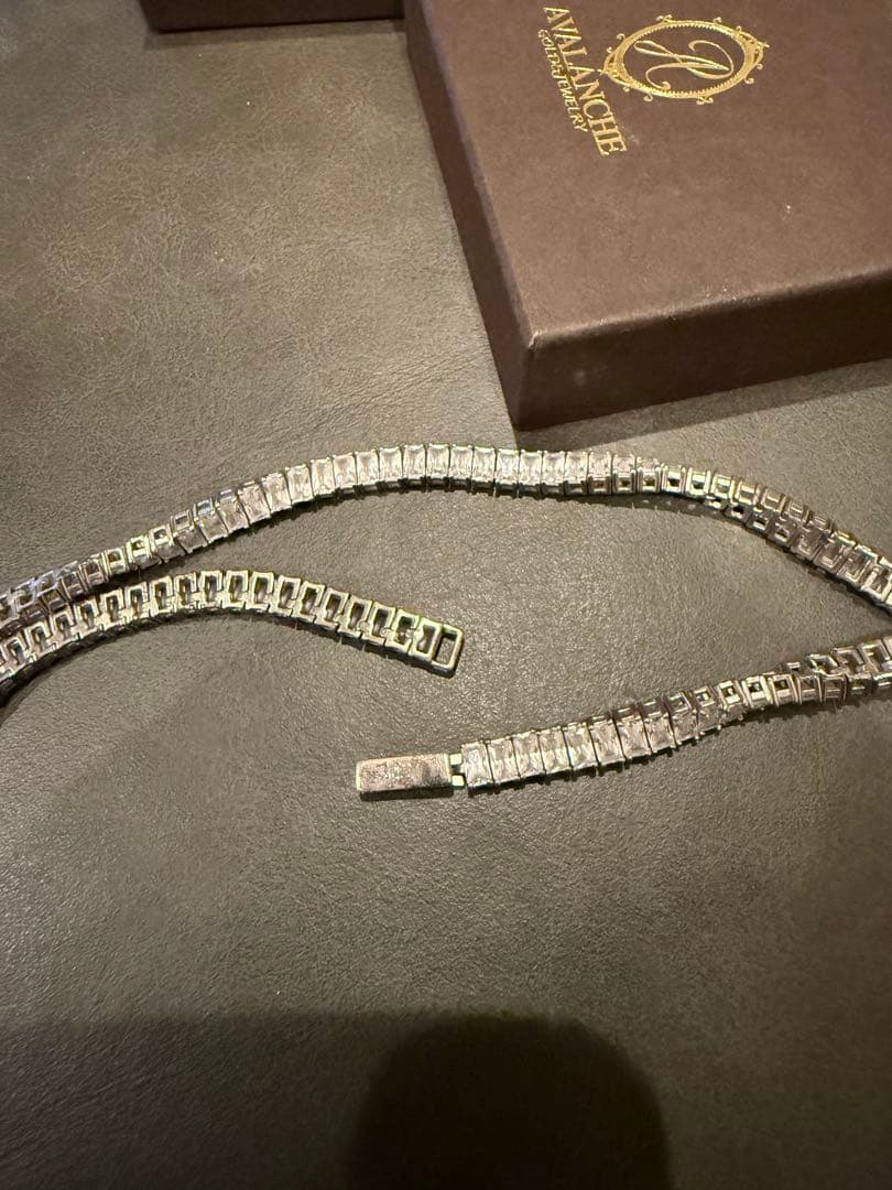 定価57800円 AVALANCHE アヴァランチシルバーテニスネックレス50