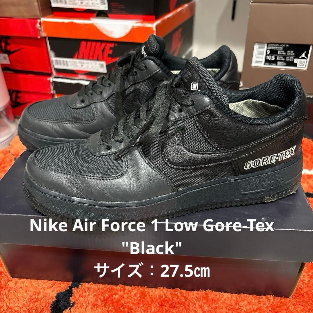 靴 Nike Air Force 1 Low Gore-Tex \"Black\"