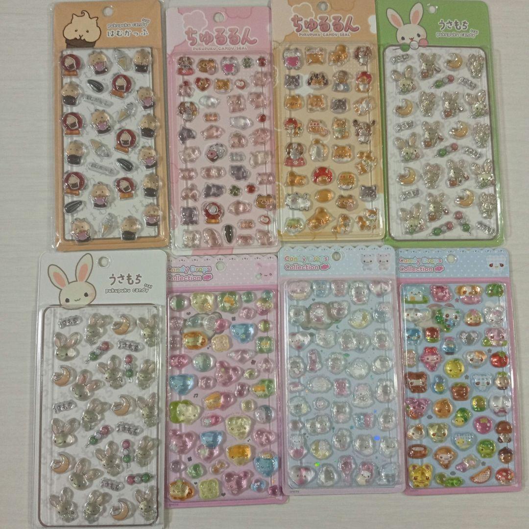 ボンボンドロップシール　ディズニー　サンリオ　まとめ売り　92点