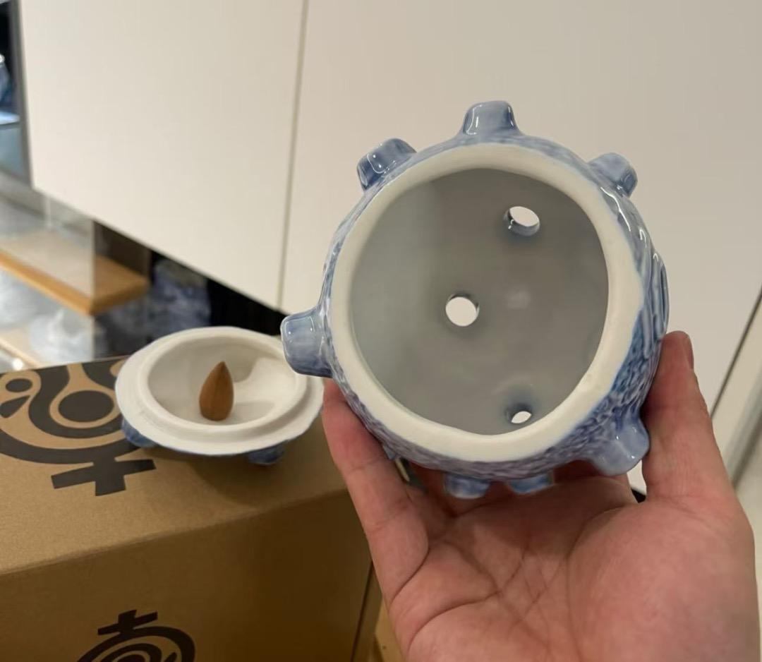 新品 景德鎮限定 ポケモン Pokémon ドガース 香炉 置物 青花瓷器