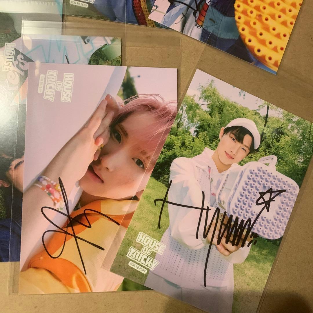 xikers 直筆サイン入りポストカード 9枚セット - メルカリ