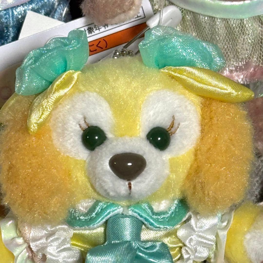 東京ディズニーシー　カラフルハピネス　ぬいぐるみバッジ　7体セット　コンプリート