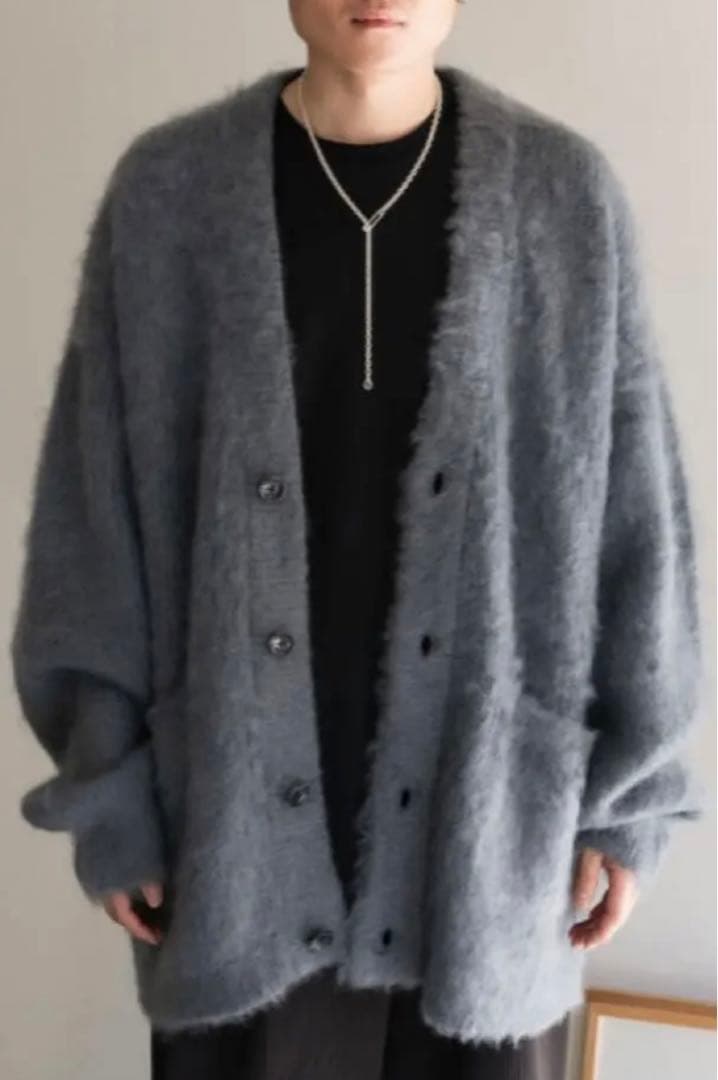 ryo takashima】OVERSIZED MOHAIR CARDIGAN - メルカリ
