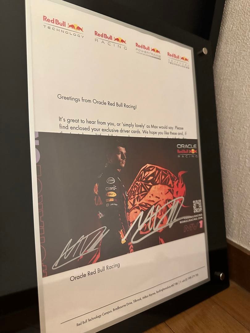 マックス・フェルスタッペン直筆サイン入りドライバーズカード(額付きも可) サイン】マックス・フェルスタッペン 選手 | F1とミニカーと他諸々…