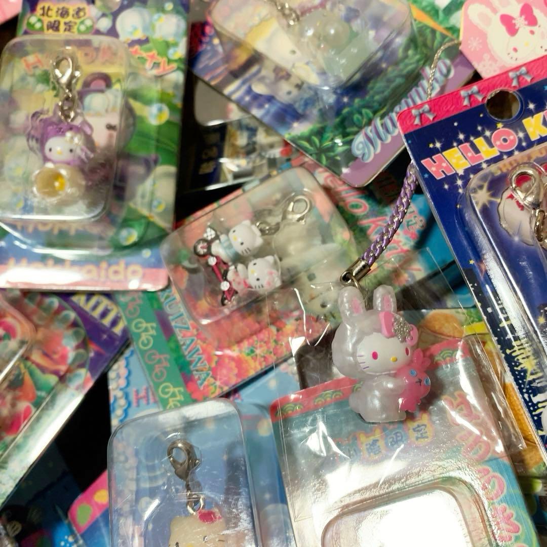 ご当地キティ　68個　根付　ファスナーマスコット　パンク/新宿ver.キティ等