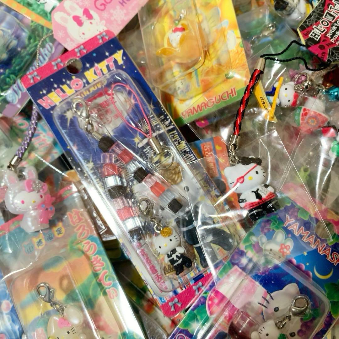 ご当地キティ　68個　根付　ファスナーマスコット　パンク/新宿ver.キティ等