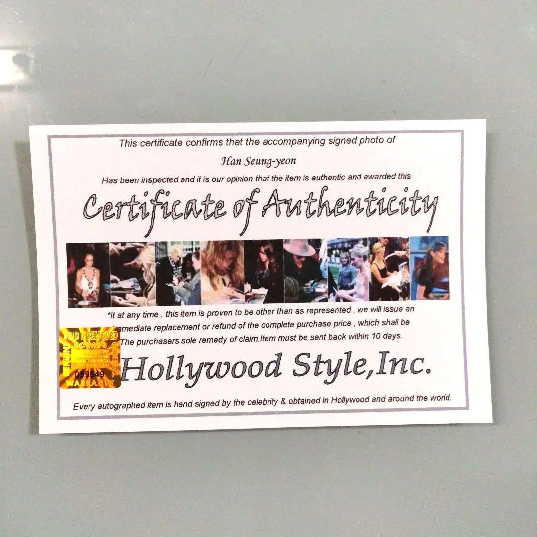 ハンスンヨン直筆サイン入り2Lサイズ写真…Han Seung-Yeon… - メルカリ