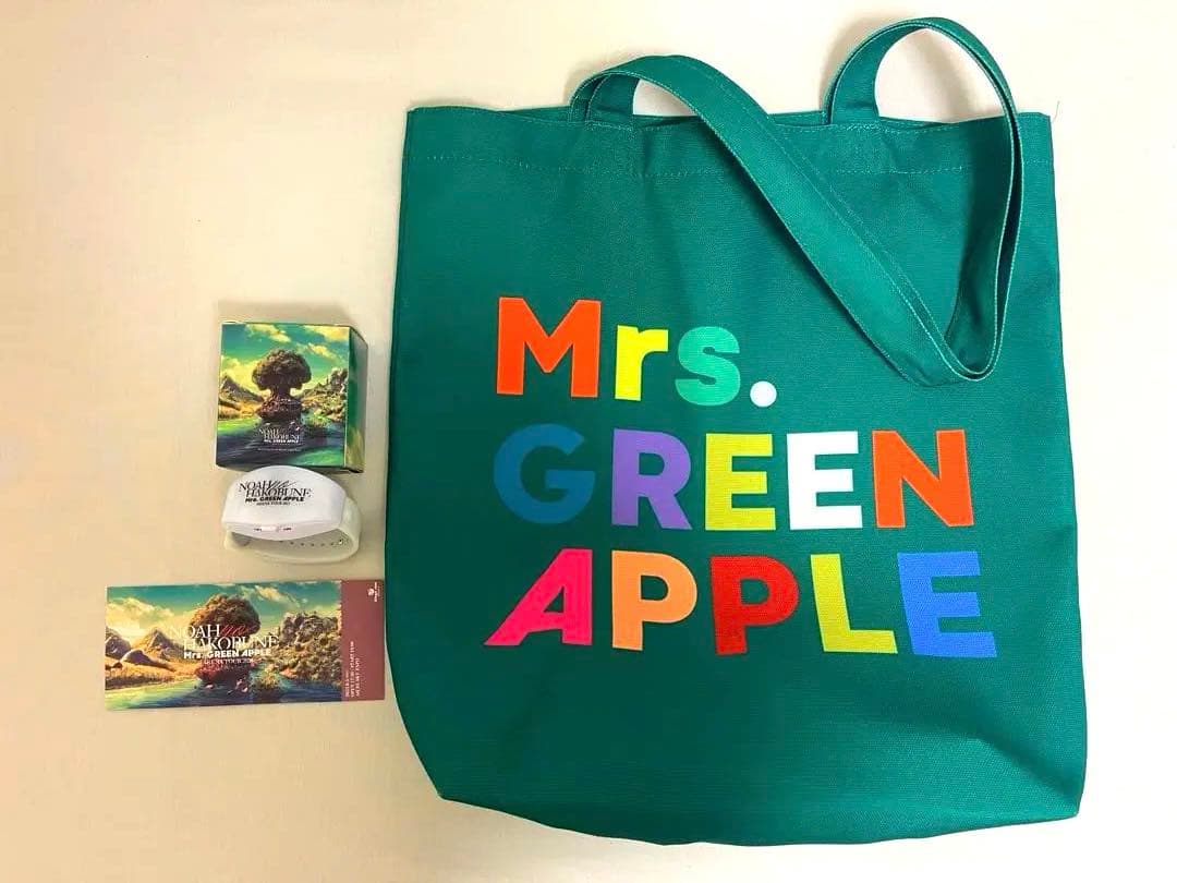 Mrs. GREEN APPLE ノアの方舟 トートバッグとライトバンド