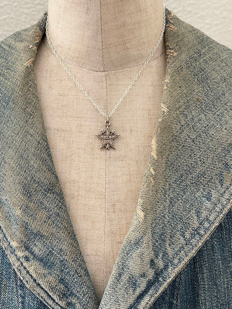 60's 四つ星型カレッジチャーム ヴィンテージスターリングシルバー