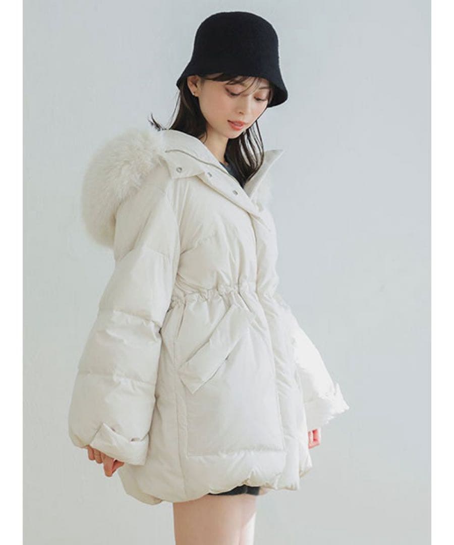 スナイデル SNIDEL 西川フードファーミドルダウン 新品 新作 最終