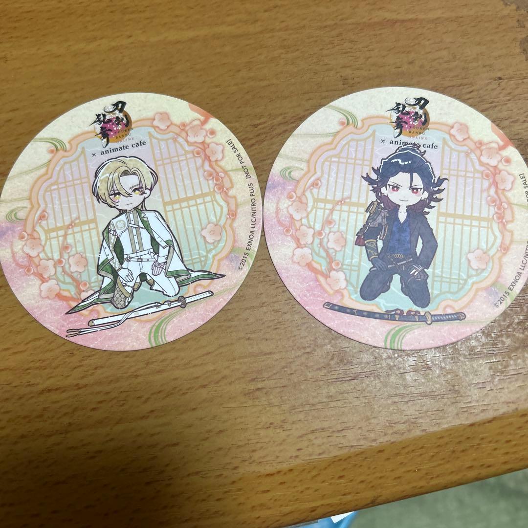刀剣乱舞ONLINE』十周年 アニメイトカフェ ランダムコースター - メルカリ