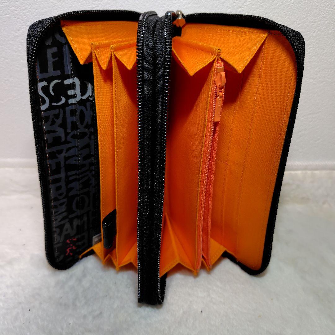 CASTELBAJAC 型押し クロコ 長財布 ダブルジップ オーガナイザー