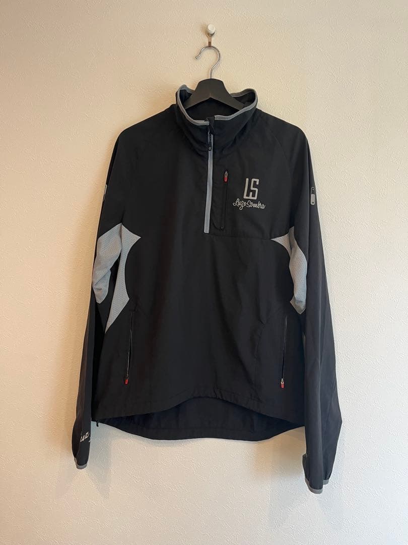 LUZeSOMBRA XL ハーフジップウィンドブレーカー LUZeSOMBRA 2WAY ハーフジップトップ(ブラック)【☆LUZeSOMBRA