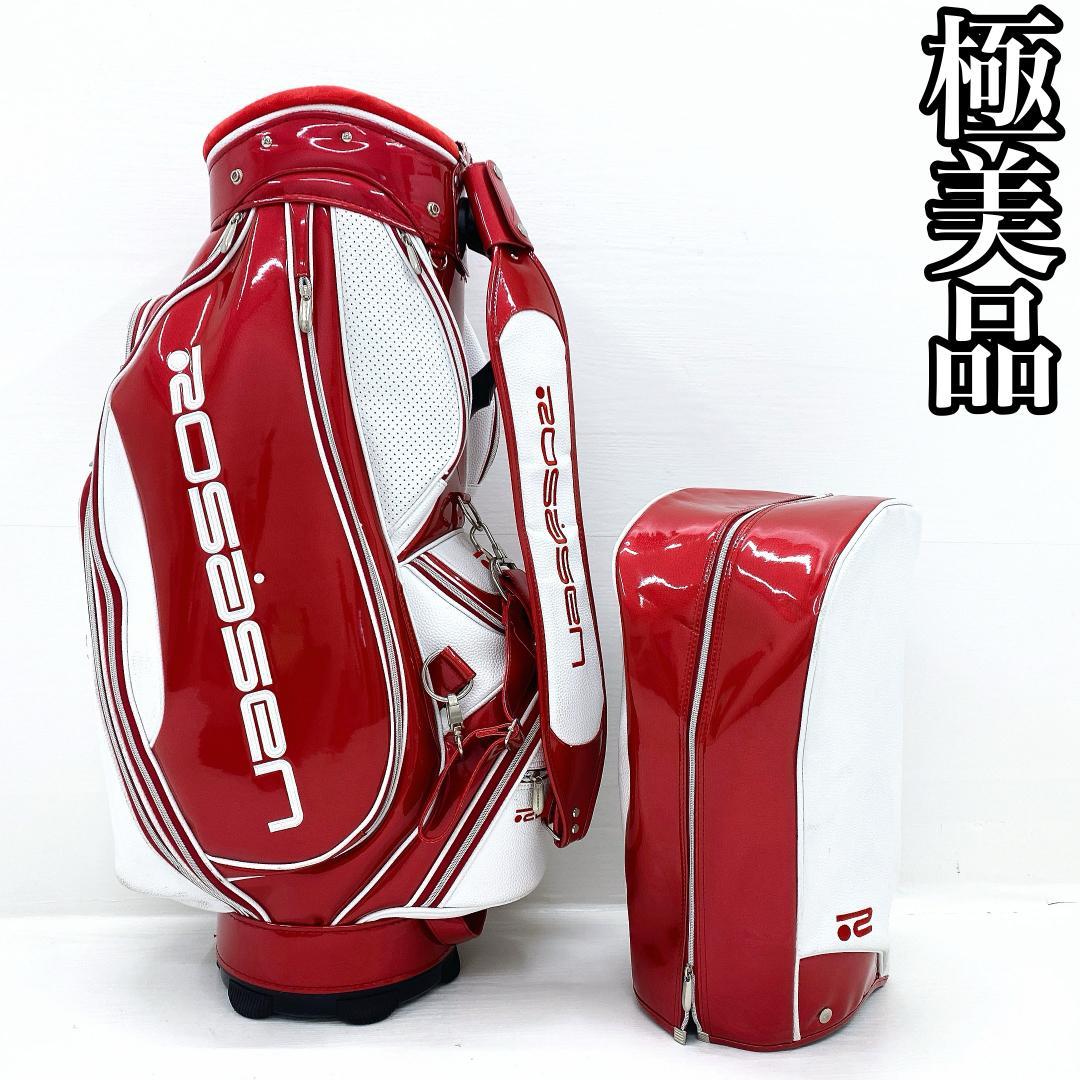 Nobu Rosasen ロサーセン キャディバッグ ゴルフバッグ 3点式 ロサーセン Rosasen キャディバッグ カート 撥水 バッグ ゴルフバッグ