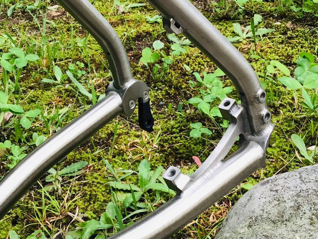 激レア・MORATI・チタニウム・元祖タンデム自転車 分割フレームセット