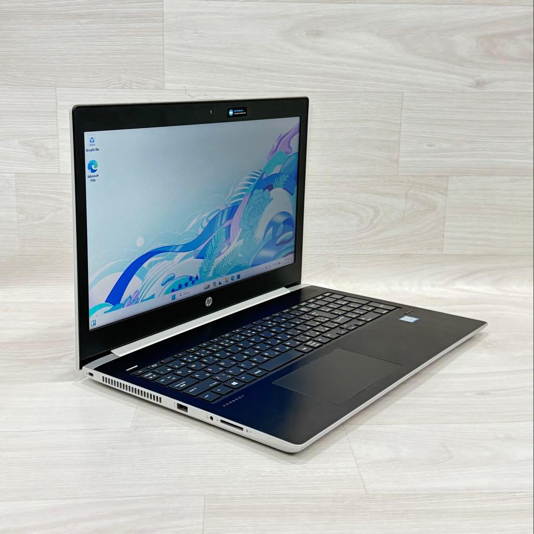 8世代HP ProBook ノートパソコン/8GB/256GB+500 フルHD - Windows
