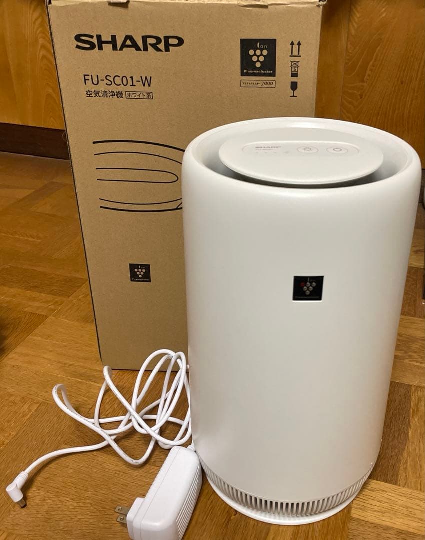 【美品】シャープ 空気清浄機 FU-SC01-W プラズマクラスター7000 楽天市場】空気清浄機 6畳 シャープ SHARP FU-SC01-W ホワイト系