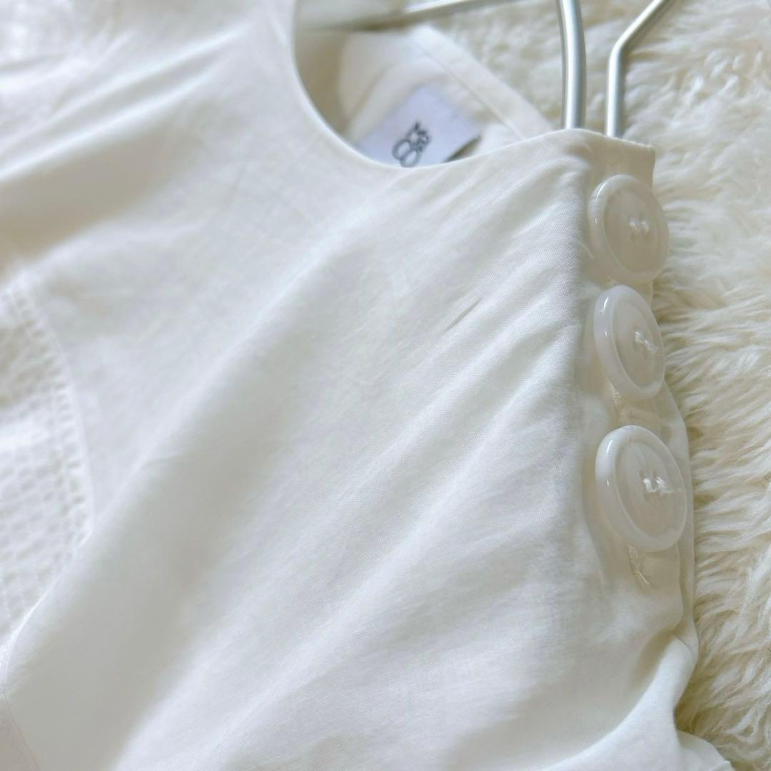 【美品☆レア】MACOマコ セーラーブラウス ホワイト free 半袖
