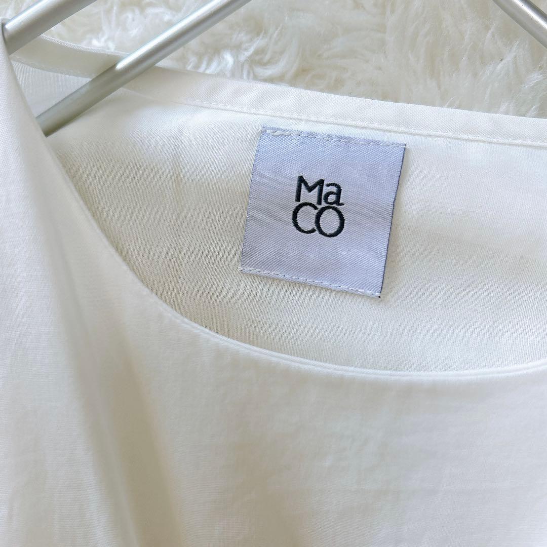 【美品☆レア】MACOマコ セーラーブラウス ホワイト free 半袖