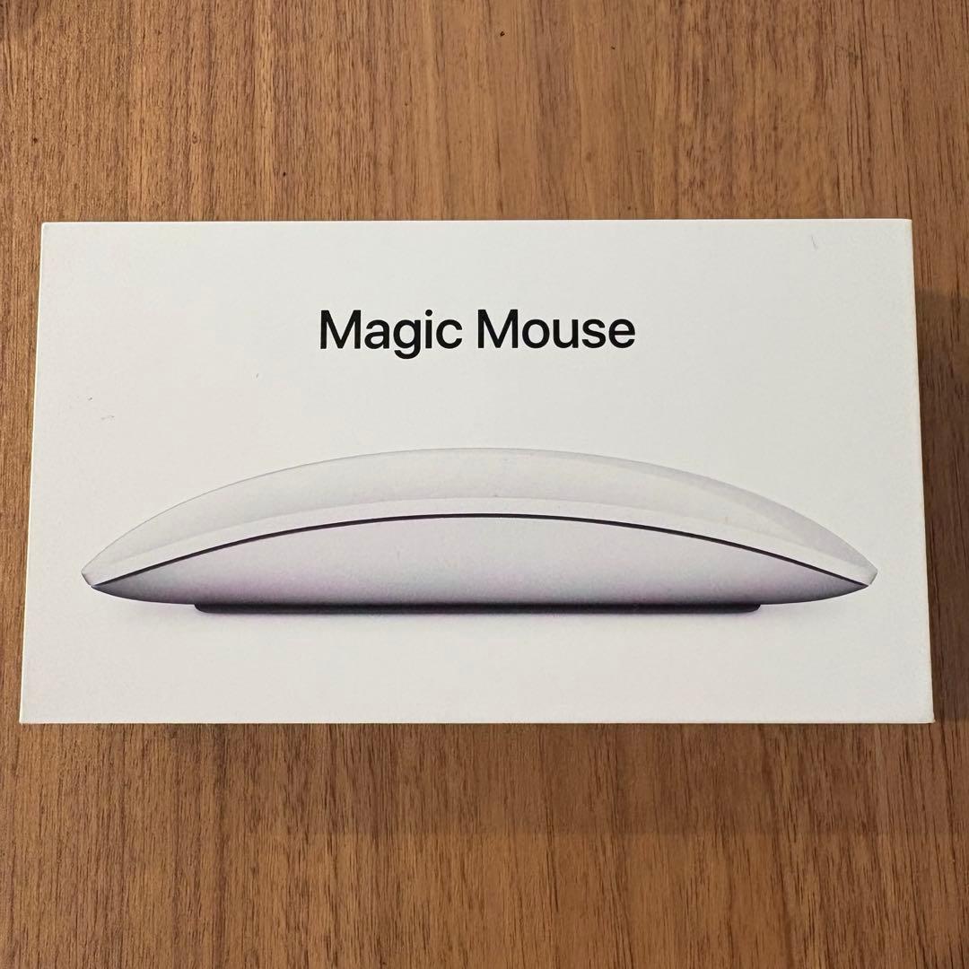 美品】Apple 最新Magic Mouse ホワイト説明書・ケーブル・箱付き