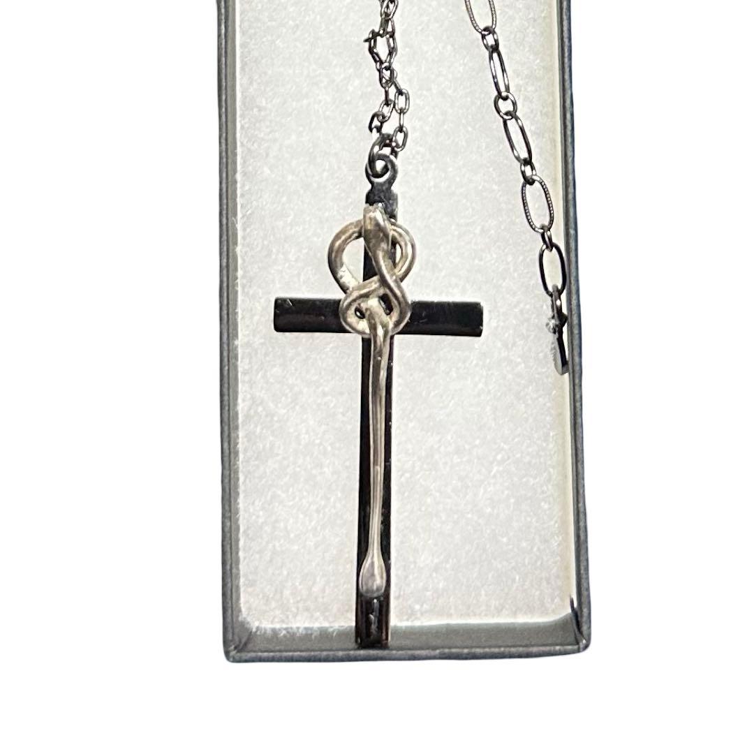 00s archive Gunda ステルスネックレス 十字架 ネックレス 蛇 L'Arc～en～Ciel hyde氏着用] gunda [ガンダ] STEALTH NECKLACE