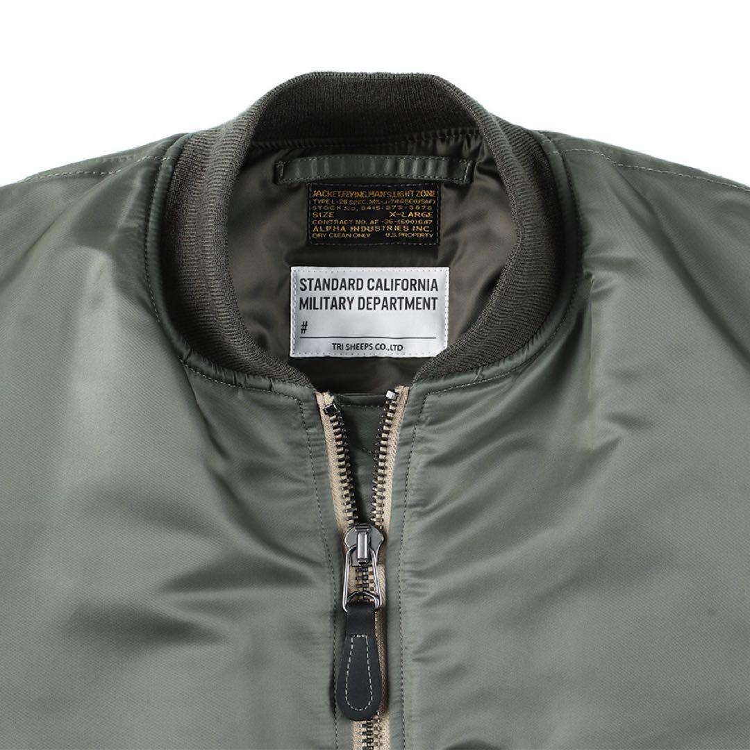 キムタク着用 スタンダードカリフォルニア Alpha × SD MA-1 XL - メルカリ