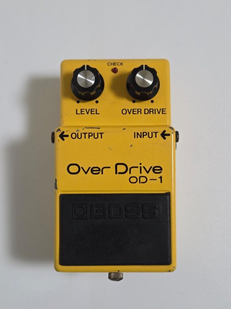 BOSS OD-1 RC3403ADB Raytheon レイセオン 銀ネジ BOSS 1978年製 OD-1 【Raytheon RC3403ADB】銀ネジ・スケルトン