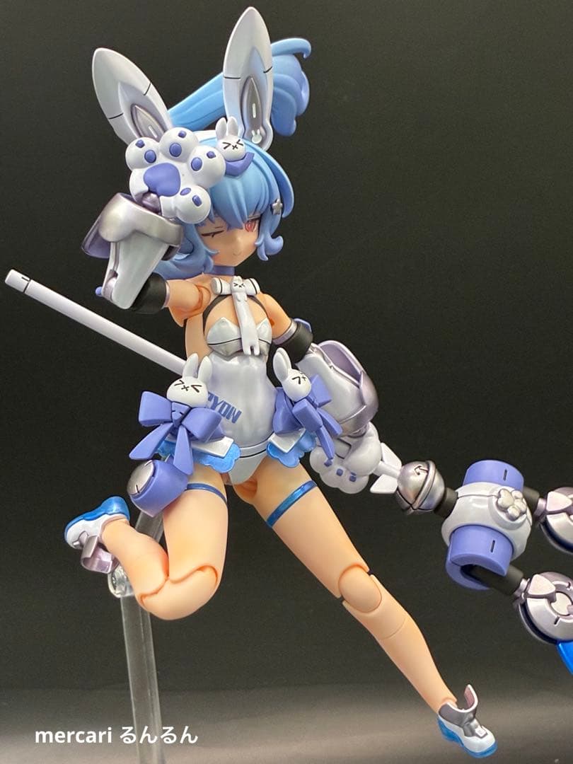 まこまこ メガミデバイス PUNI☆MOFU 雪トゥ 塗装完成品