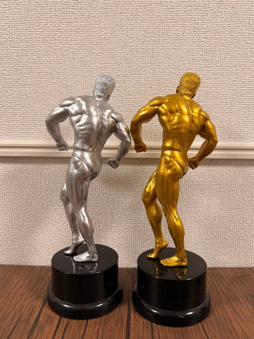 なかやまきんに君 りそうの姿トロフィー 2体セット - メルカリ