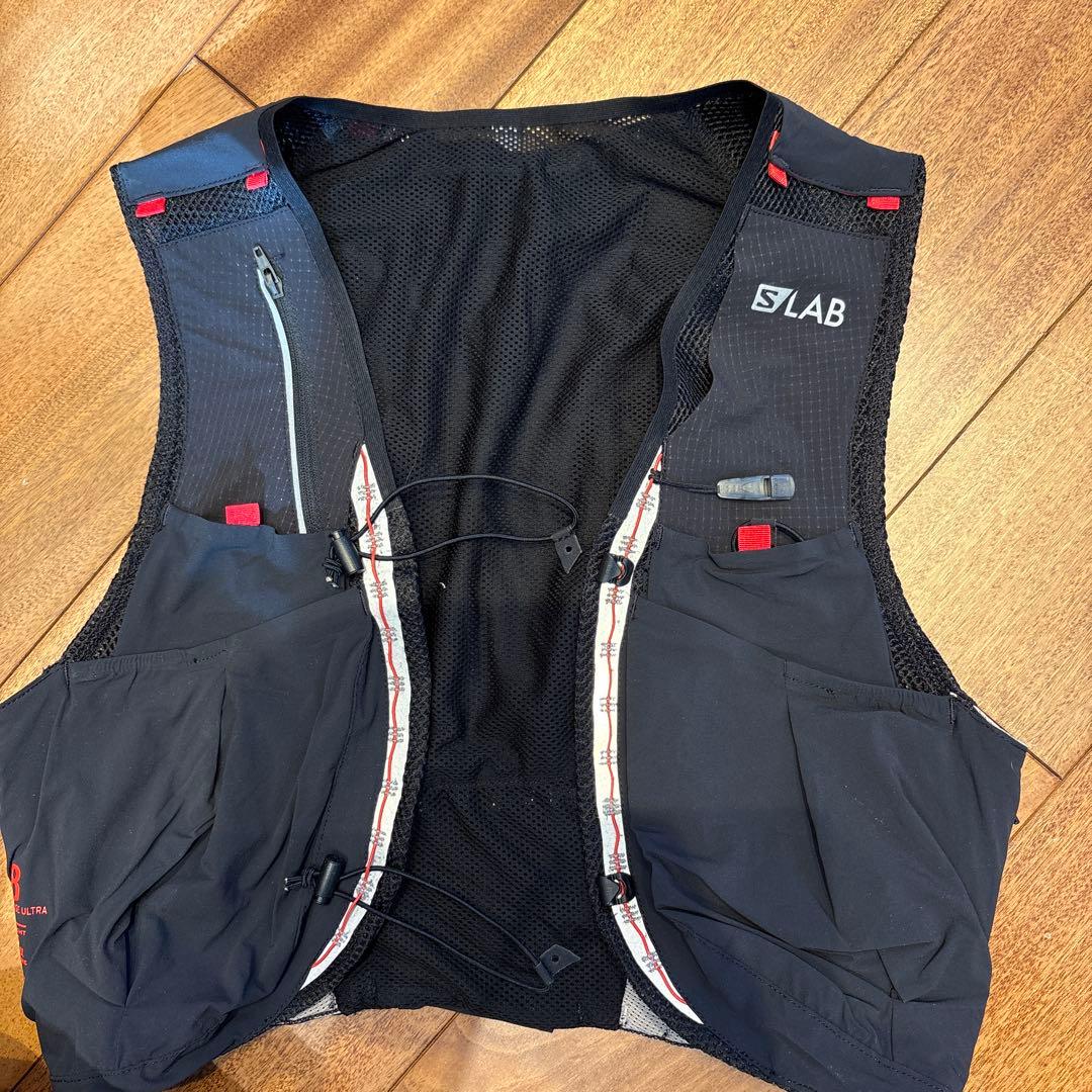 salomon SLAB ベスト 8L ボトル付き