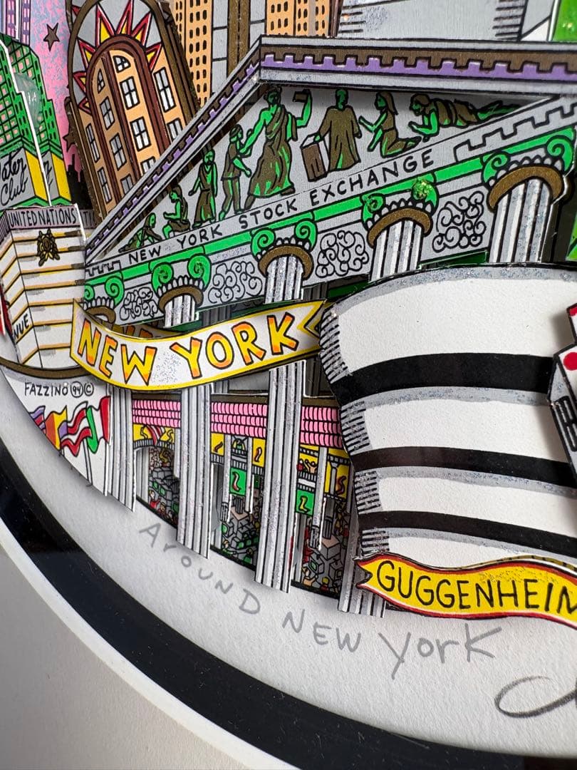 極美品・COA付】チャールズ・ファジーノ「Around New York」 - メルカリ