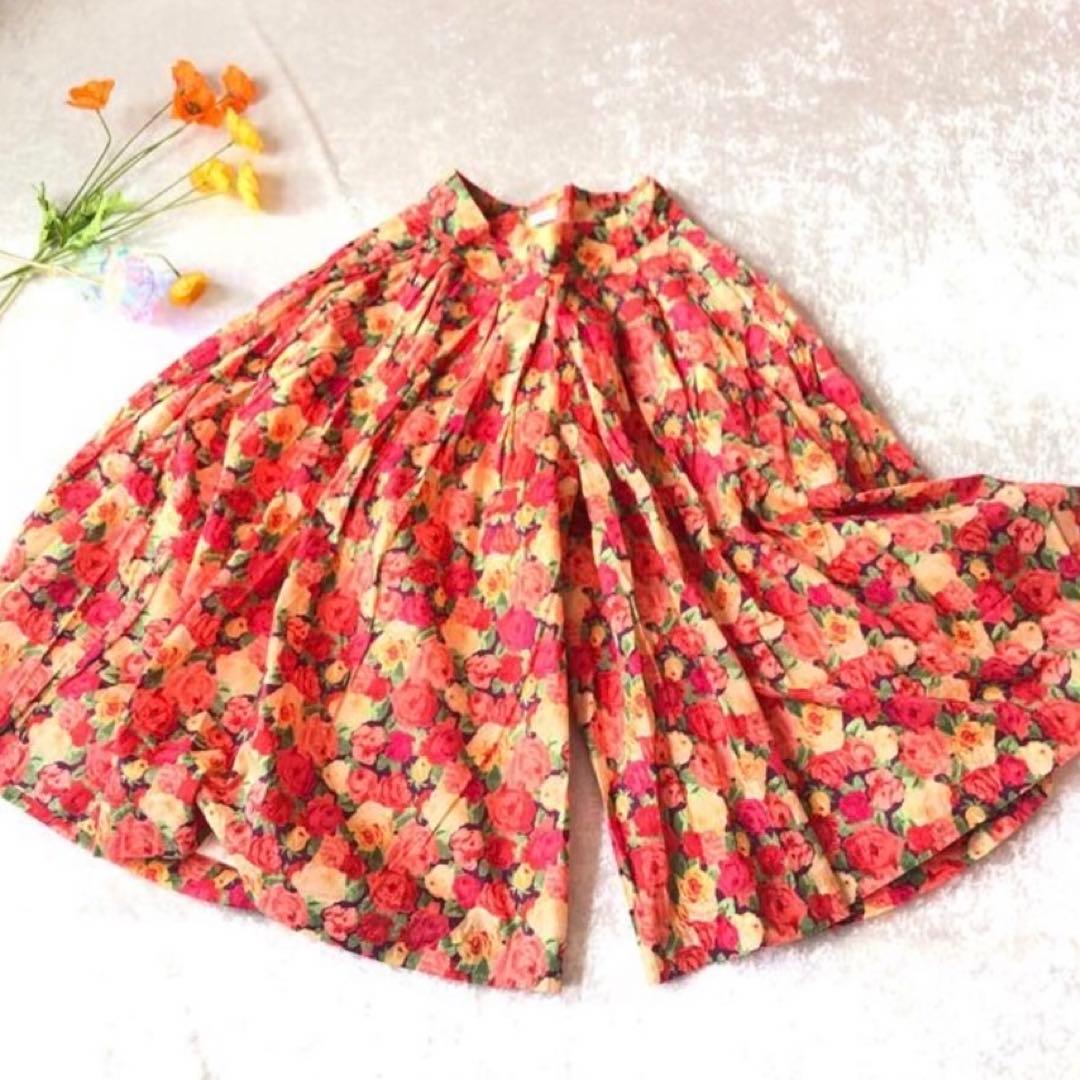 YAECA ヤエカ リバティプリント キュロットパンツ 花柄 - メルカリ