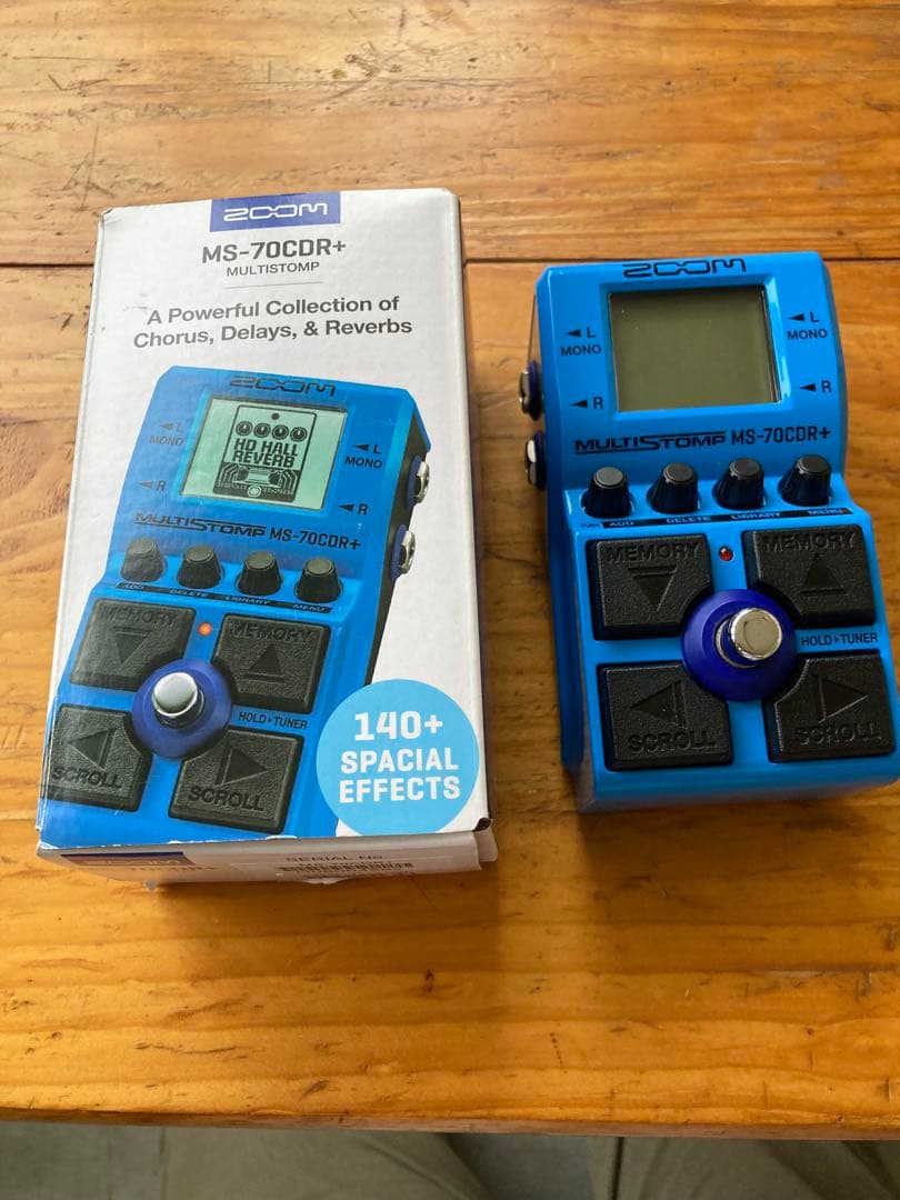Zoom MS-70CDR+ ギターエフェクター ZOOM MS-70CDR+ MultiStomp ストンプボックス 空間系エフェクター