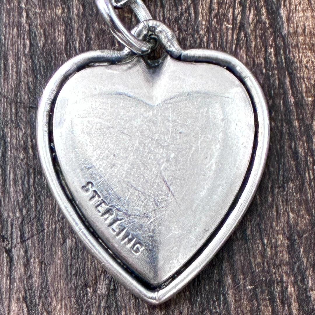 スウィートハートジュエリーダブルハート シルバー ヴィンテージ