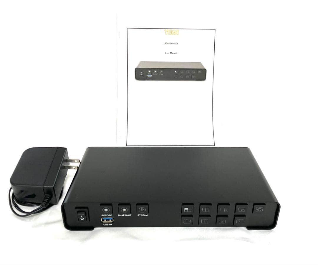 即納 SC6D0N4 SDI 4入力 スイッチャー ライブ配信/録画 配信機材 4ch対応SDIストリーミングエンコーダー | SC6D0N4 SDI | MEDIAEDGE