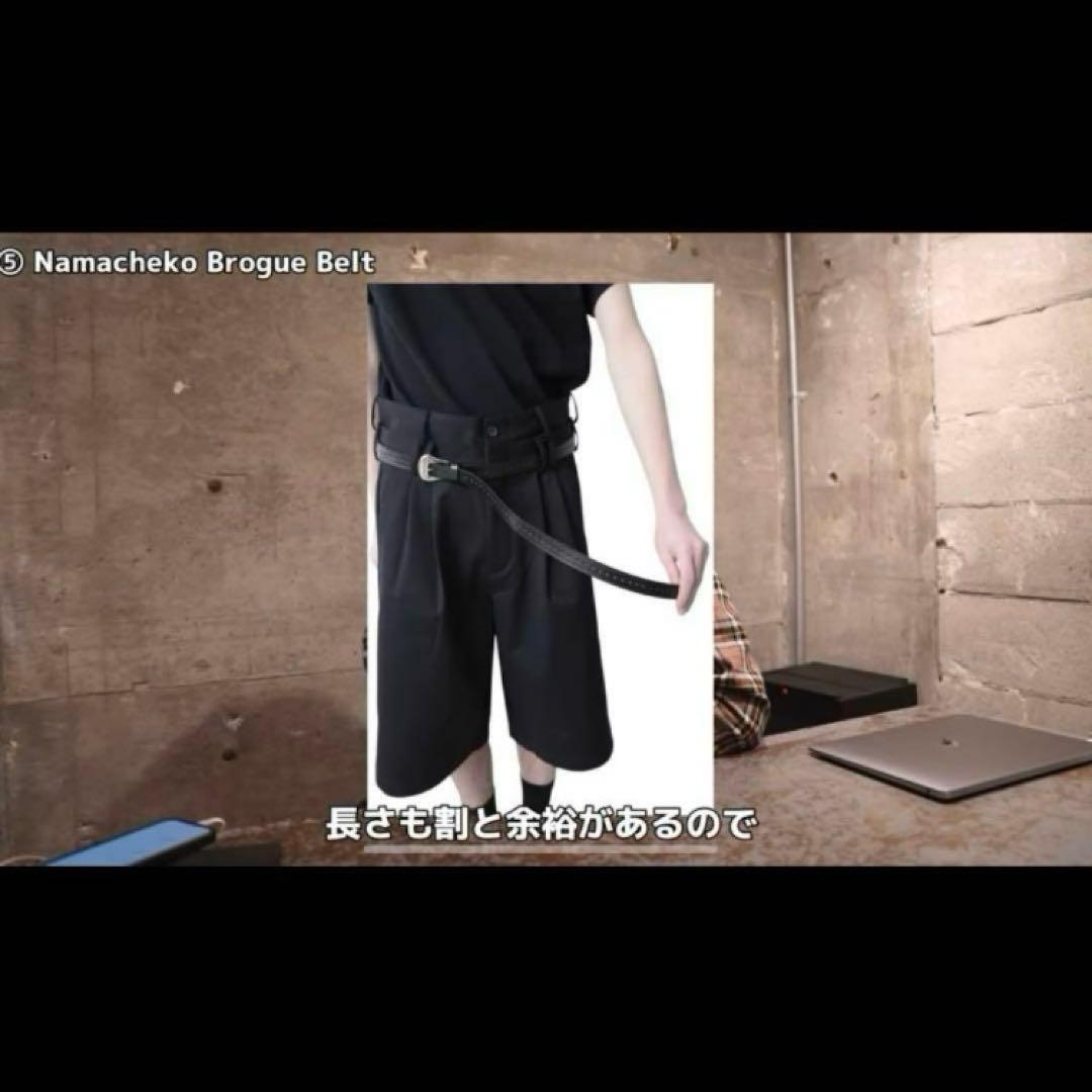 小物 namacheko brogue belt NAMACHEKO SPRING SUMMER 2025 BROGUE BELT #NAMACHEKO #NIGHTHAWKS