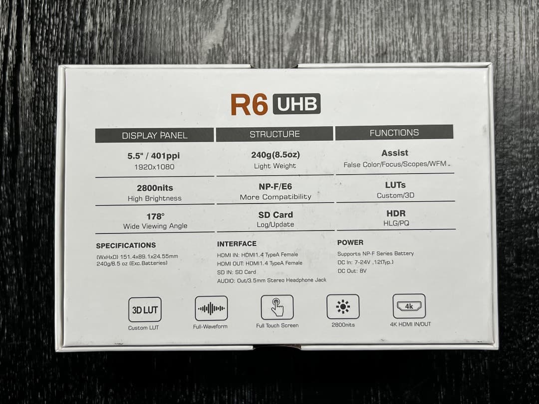 Desview R6 UHB 外部モニター☆中古美品 - メルカリ