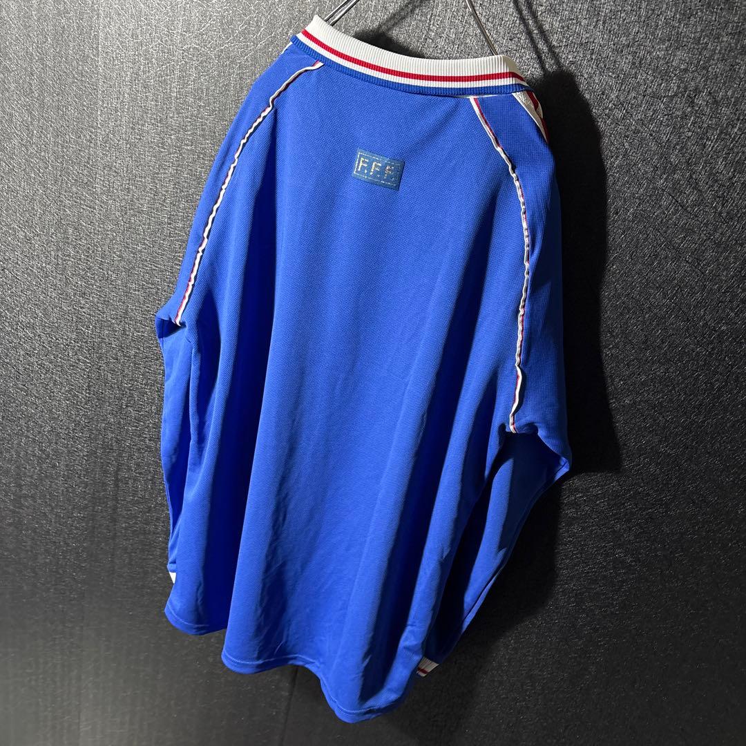 ☆フランス代表】 古着 メンズ サッカー ユニフォーム 98年 長袖 2XL