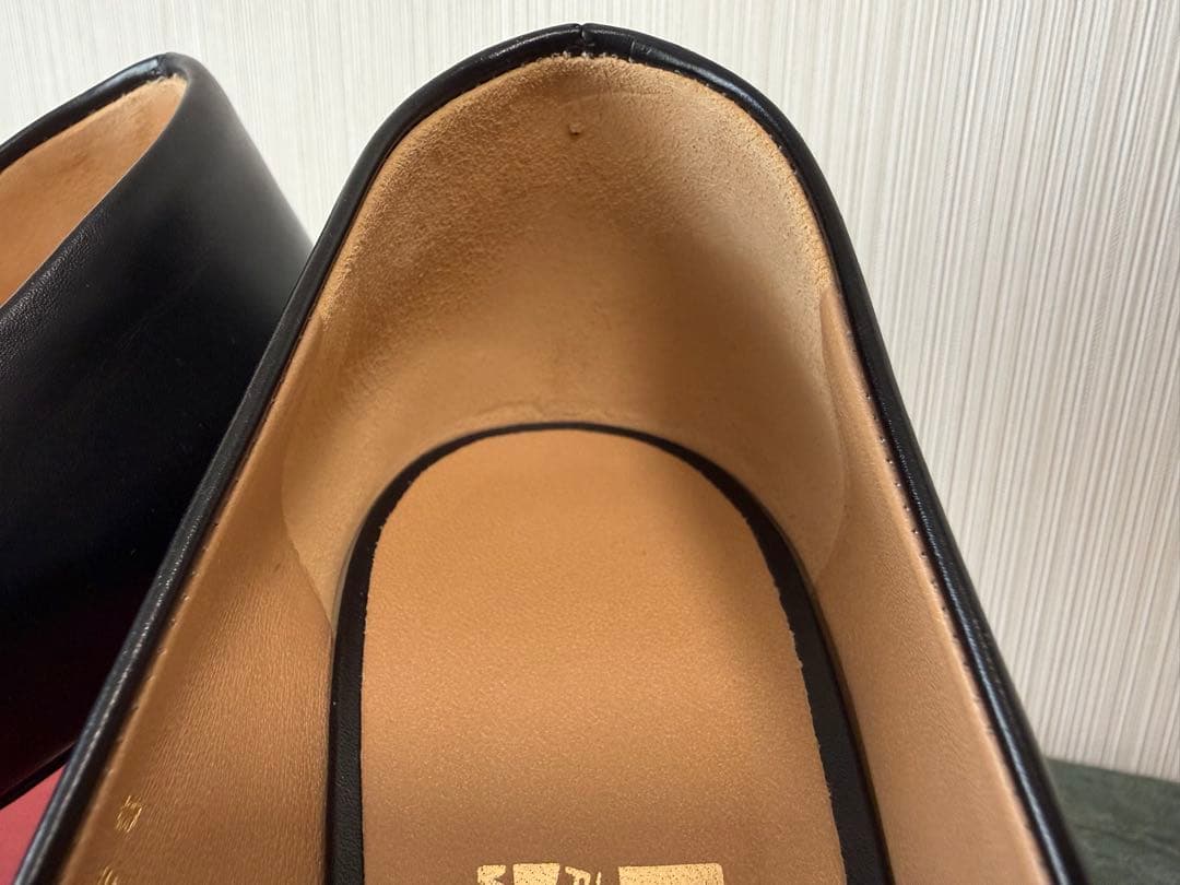 値下げ！靴 フェラガモ Ferragamo パンプス ブラック 24.5cm