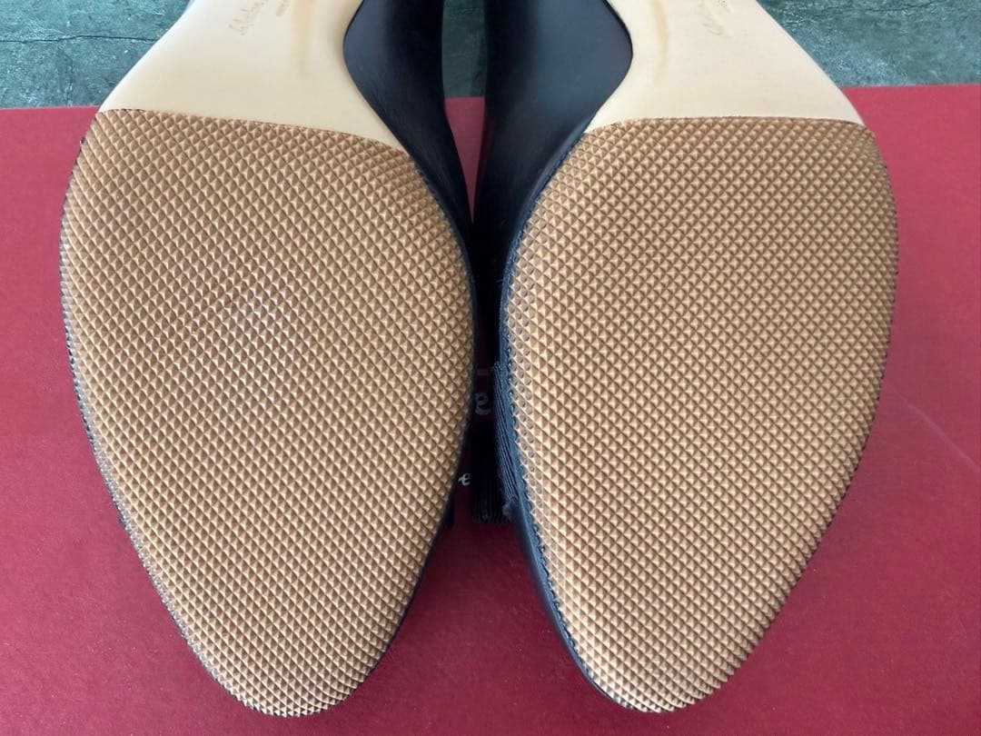 値下げ！靴 フェラガモ Ferragamo パンプス ブラック 24.5cm