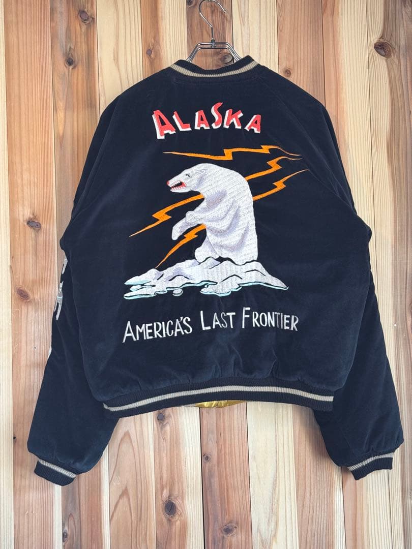 激レア 東洋エンタープライズ アラスカ 別珍 スカジャン XL 激レア 東洋エンタープライズ アラスカ 別珍 スカジャン XL 犬ぞり