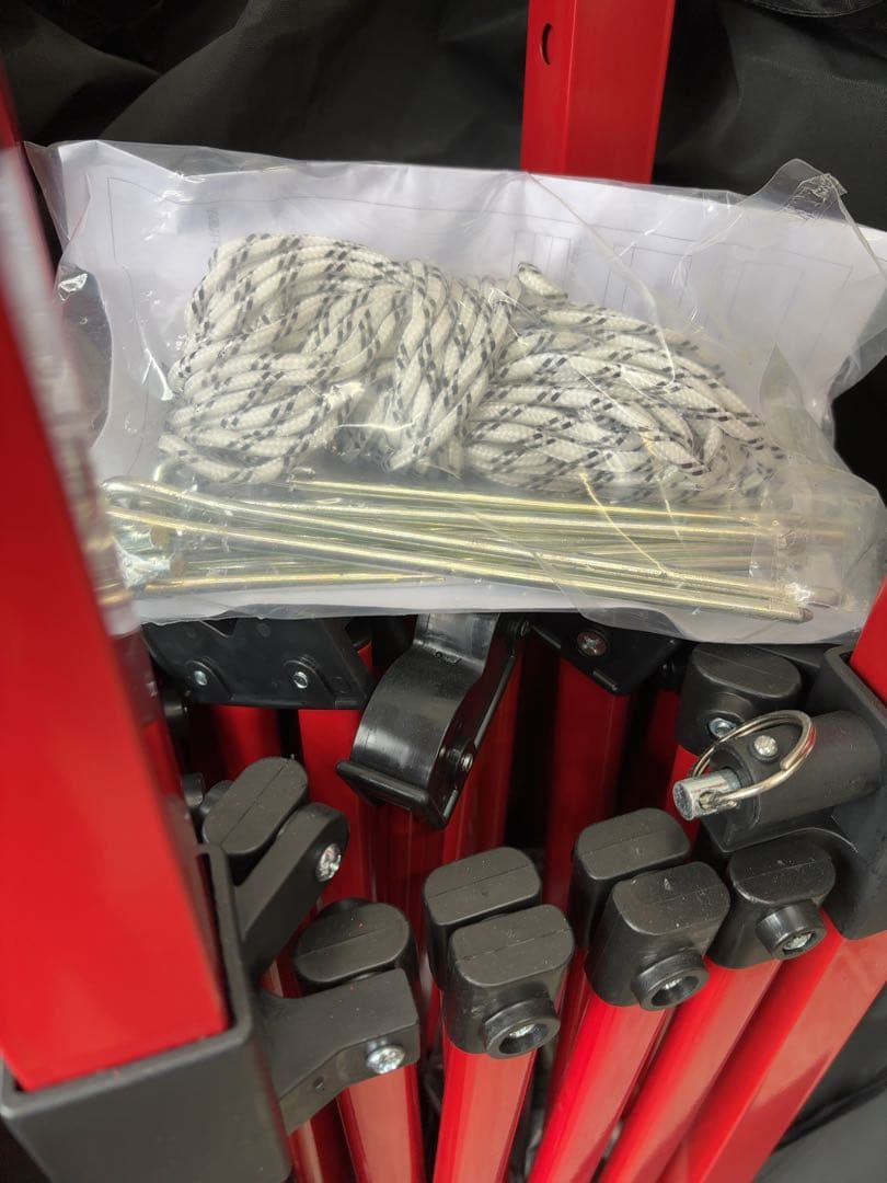 Chorus 　フィールドア　タープテント　ブラック　2.5×2.5m